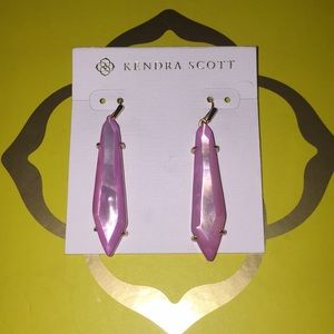 Kendra Scott Lilac Mother of Pearl Grey NWT